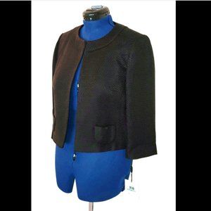 NWT Calvin Klein Black Suit Jacket Blazer - Size 8